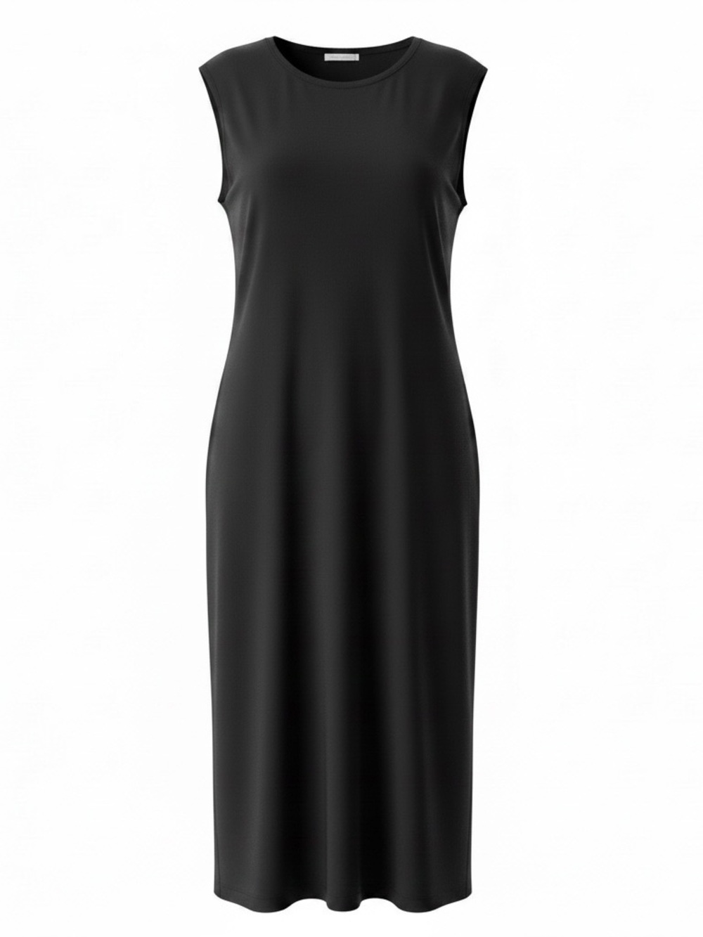 Prologue Black Cap-Sleeve Shift Dress